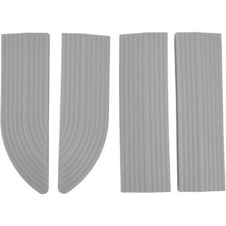 4 stk. universel dørtrin rampe kørestol gummi dørtrin beskyttende rampe, til udvendig strimmel og scooter elektriske dørtrin døråbninger badeværelse (