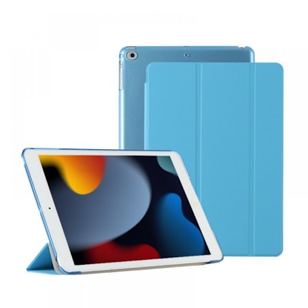 Blåt Smart Cover til iPad Air 2, Ultratyndt Letvægts Stand Beskyttelses Cover til iPad Air 2. generation (A1566 A1567)