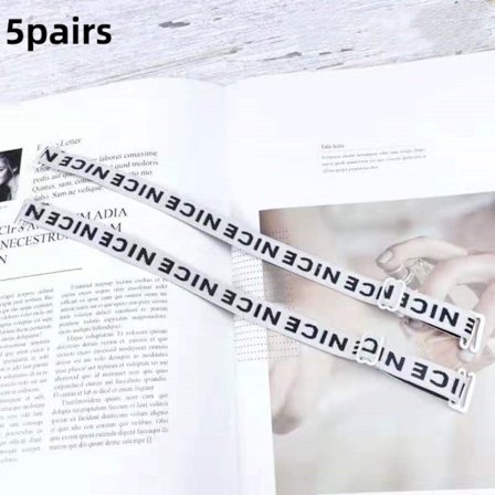 5 par BH-rem Spänne Bälte VIT BREDD 1,5 CM BREDD 1,5 CM