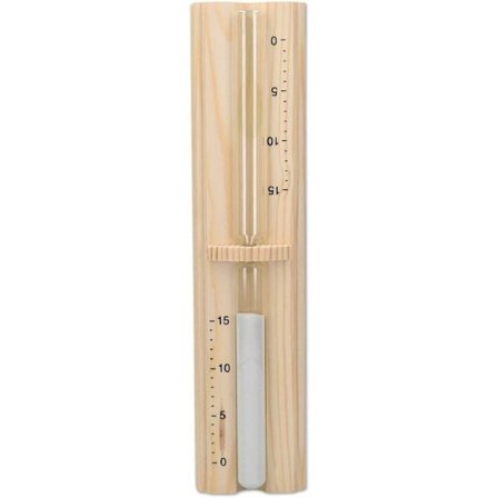 Timeglas til sauna - sandur 15 minutter i fyrretræ til sauna, hamam, spa-session - Timer tidtagnings tilbehør dampafslapning