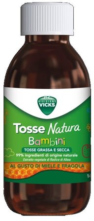 Vicks Tosse Natura Bambini Tosse Grassa e Secca Gusto Miele e