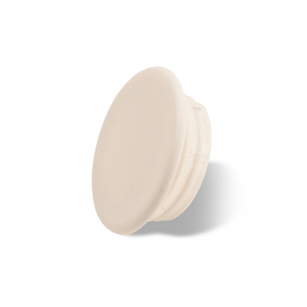 Heco 9601206 Dekselhette 14 mm, Hvit, 12-pakning, Innfesting