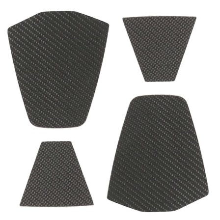 4 stk. Carbon Fiber UTV Sæde Nakkestøtte Panel Trim Erstatning til Polaris RZR PRO XP 2021 og frem
