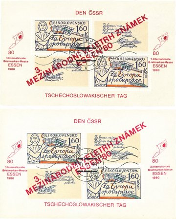Tjekkoslovakiet 1980 - MICHEL Blok 42 - Stemplet
