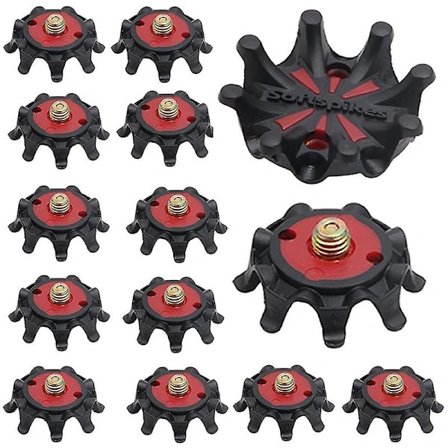 14 stk golfspikstift hurtig drejning skospikes holdbart udskiftningssæt knopper stifter golfskodele-FA3-