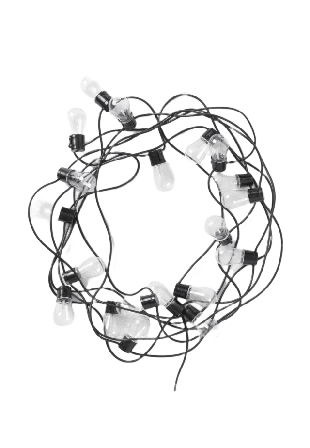 Åhléns Home Ljusslinga för utomhusbruk JONI 20 lampor 9,5 m Belysning Transparant ONESIZE