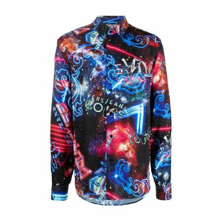 Versace Jeans Couture Casual Shirts Sort, Herre