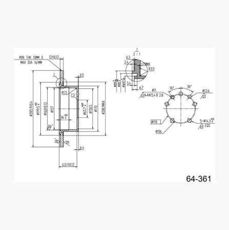 BROMSSKIVA - Biltema