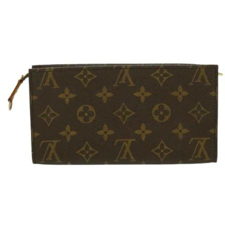 Louis Vuitton Vintage, Pre-owned Canvas pouches Bruin, Dames, Maat:ONE Size,leer