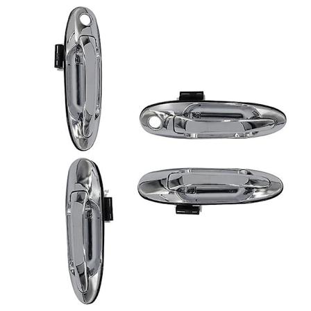 For Land Cruiser LC100 4500 4700 1998-2007 LX470 Bilens Venstre Ytre Ytterdør Håndtak 69220-60061 Silver