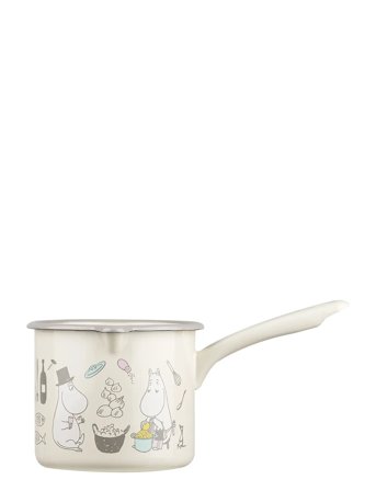 Muurla | Moomin Enamel Saucepan 1.3L Bon Appétit | 1.3 l