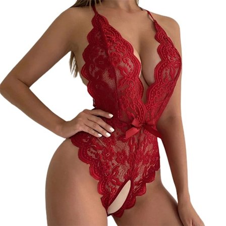 Sexy body for kvinner, nattkjole, undertøy, nattøy rød