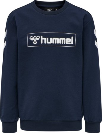 Hummel Kids' Hmlbox Sweatshirt Children long-sleeved sweaters Blue 146