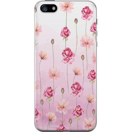 Yhteensopiva Puhelinkuori Apple iPhone 5 Rose Petal Whisper