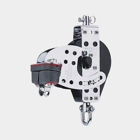 Harken 3.00" Hexa-Cat Base Block - Swivel, Cam Cleat (170)