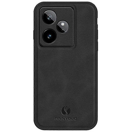 Realme GT 7 5G / GT 7T 5G -puhelinkotelo PU-nahkaa + PC + TPU pudotussuojaava puhelimen takakuori