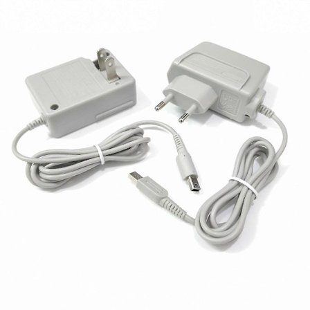2ds/3ds/ndsi/3dsxl Lader AC Strømforsyningsledning Adapter