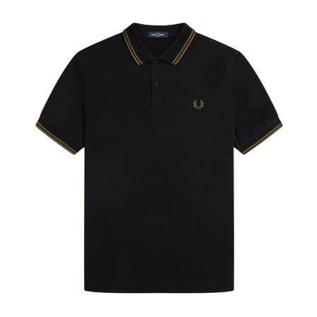 Fred Perry, Polo Shirts Czarny, Mężczyzna, Rozmiar: XL