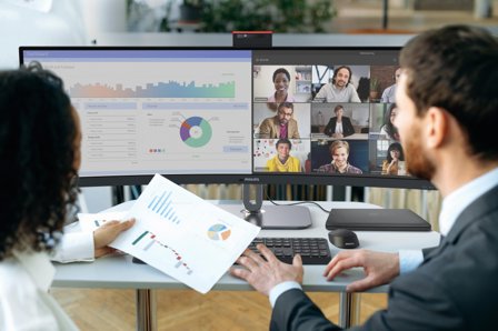 Philips 49B2U6903CH/00 48.8" curvo 32:9 VA WLED