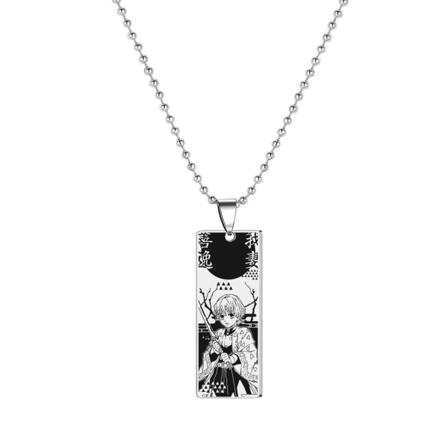 Agatsuma Zenitsu Demon Slayer Halsband Hängande Anime Smycken