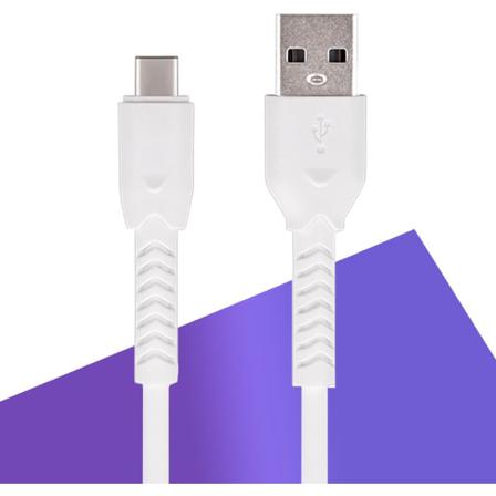 Maxlife Usb-type-c Kabel 3a Fast Charge Förstärkt Vit