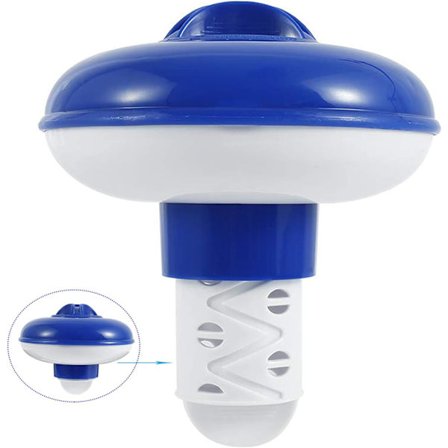 Utrekkbar klordispenser for boblebad, svømmebasseng, plaskebasseng, spa og badeland.