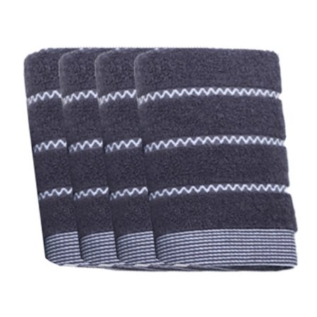 Håndkle 4 stk. av rene bomullshåndklær for hjemmebruk, tykke og absorberende, rene bomulls ansiktsvaskhåndklær for voksne, hjemmebruk