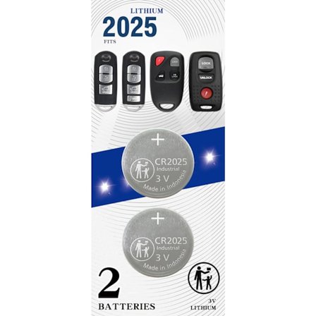 Avaimenperän paristojen vaihto Mazdaan, OEM CR2025 -avaimenperän paristo sopii 2009–2019 Mazda 3 6 CX-5 CX-30 CX-9 CX-50 -malleihin