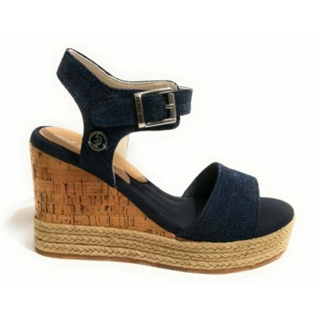 U.s. Polo Assn., Wedges Zwart, Dames, Maat:40 EU