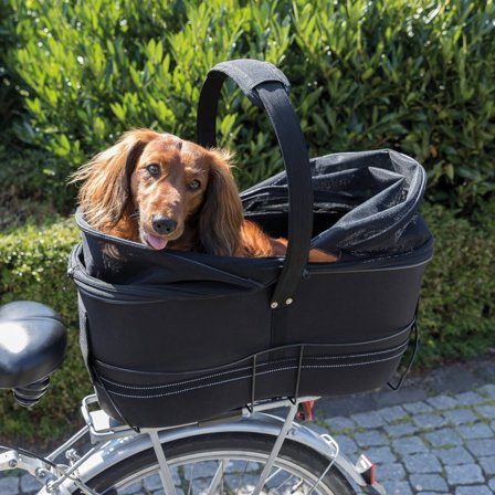 Trixie - Cykelkorg Upp till 8 kg - För Breda Pakethållare- Cykla med hund, cykelkorgar på Doggie.se