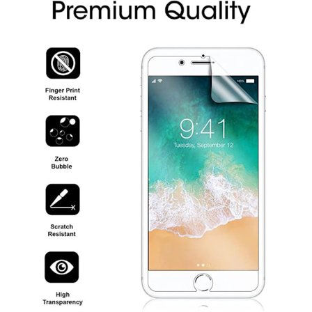 Framsida & Baksida Skärmskydd PET 9H 0,2mm iPhone SE (2020)