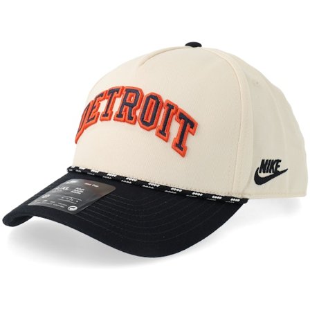 Nike MLB - MLB Beige adjustable Caps - "Detroit Tigers Rise Natural/Black A-frame Adjustable " @ Hatstore
