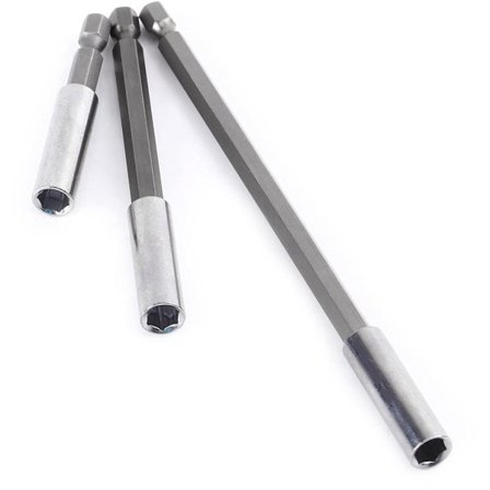 ING Hex Skaft Elektrisk Magnetisk Bit Holder Boreforlænger, Kulstofstål Vanadium Stål Skruetrækker Bit Holder (Stk)