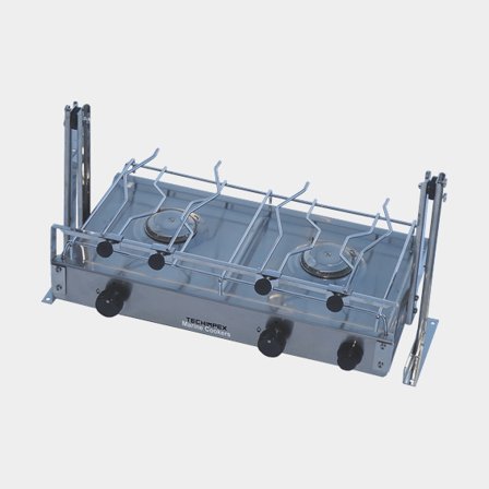 Gaskocher Boot Techimpex Racer, mit Zündfunken, 2 Kochplatten - Boot