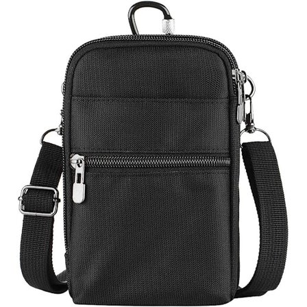 Messenger bag för män, fritidsresor liten svart axelväska wat - spot försäljning