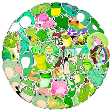 Paket med klistermärken - Groda