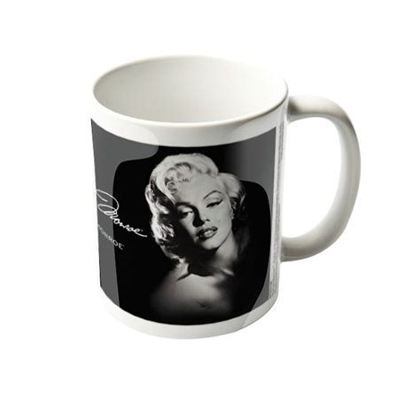 Marilyn Monroe Noir Mugg En Storlek Vit/Svart