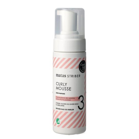 3 for 2 - Matas Striber Curly Mousse Uden Parfume 150 ml, Hår, Hårstyling, Styling Cream