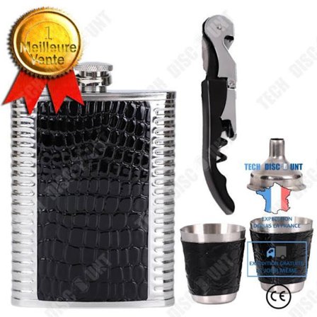 Flask - TD - Vinkanna - Rostfritt stål - Portabel - Modern och enkel