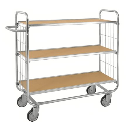 ESD Hyllvagn, 3 hyllplan, 1195x470x1120 mm