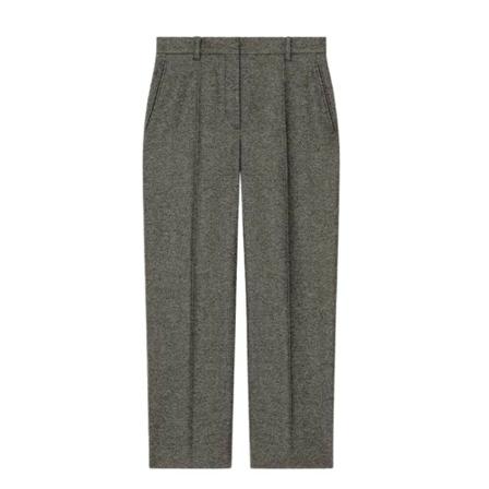 Kenzo, Straight Trousers Grijs, Dames, Maat:S