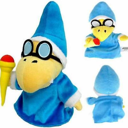 Super Mario Bros Magikoopa Kamek Pehmolelu Pehmeä täytetty Magic Doll Kids Gift 7"