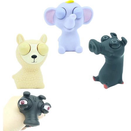 3 stk morsomme alpakka gris elefant klype leketøy mykt klemme leketøy med