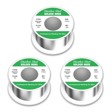 Multifunktionelle rustfri stål loddetråde til husholdningsbrug, metaloverflader, loddetråde til elektrisk lodning