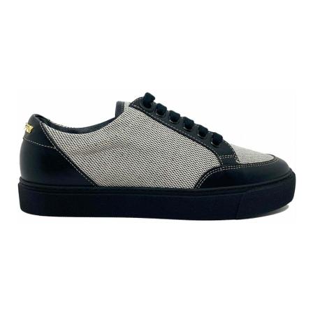 Burberry Logo-Print Panel Sneakers , Zwart , Dames , Maat: 36 EU