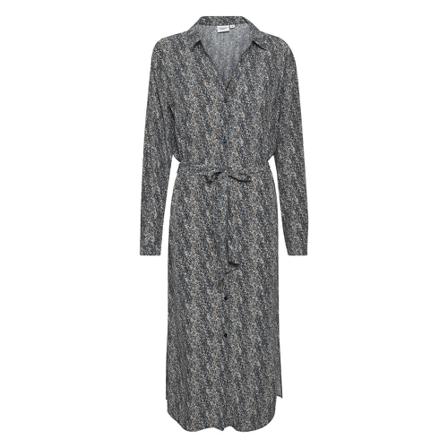 Saint Tropez, Blanca SZ LS Dress Szary, Kobieta, Rozmiar: S
