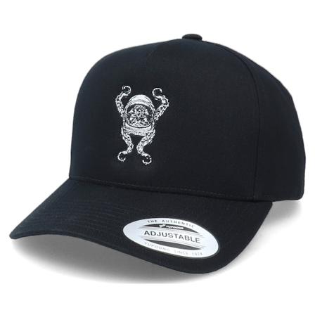 Iconic - Noir adjustable Casquette - Space Squid Cat Curved A-Frame Black Adjustable @ Hatstore