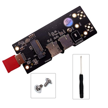 M.2 til USB 3.0 Adapter NGFF Key B 3G/4G/5G Riser Modul Test med Dobbelt SIM-kortslot