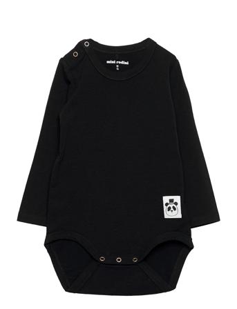 Basic Ls Body Bodies Long-sleeved Musta Mini Rodini
