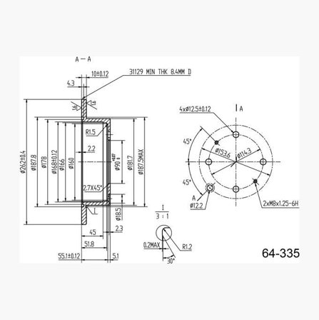 Biltema - BREMSESKIVE